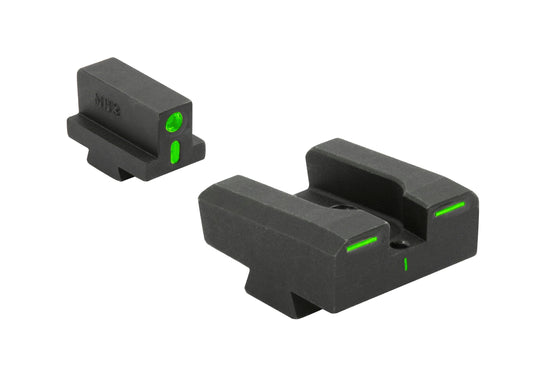 Meprolight R4E Optimized Duty Sights for Glock 17/17L/19/22/23/24/25/26/27/28/32/33/34/35/40/41 enhance target acquisition.