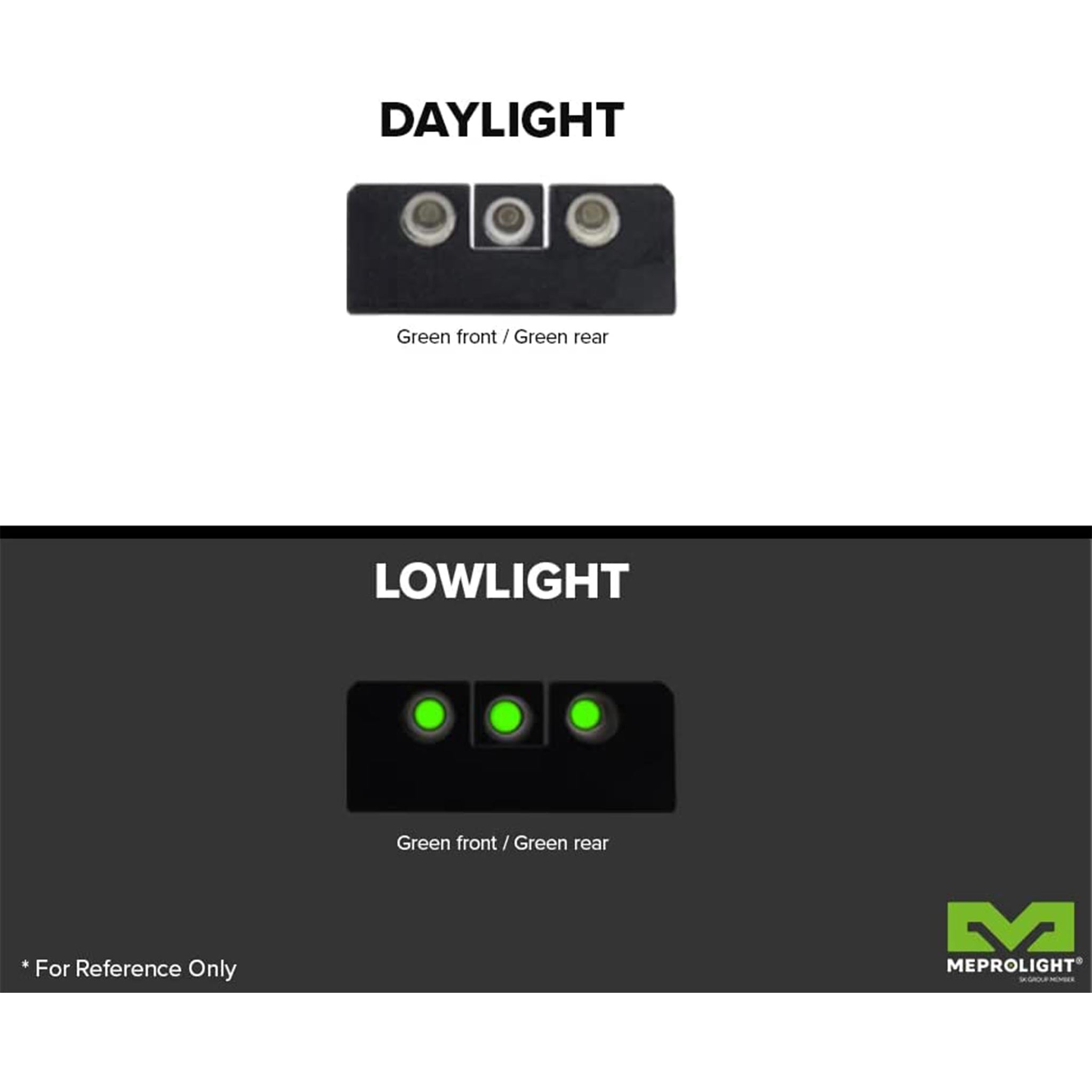 Meprolight Tru-Dot Night Sights for SIG P238 - Sharp Shooter Optics