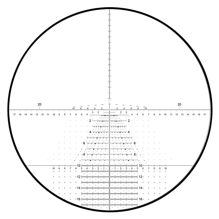 Nightforce NX8 2.5-20x50mm F1 C631 MIL Riflescope