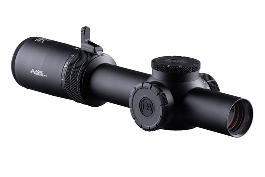 Primary Arms Compact PLxC 1-8x24 FFP Rifle Scope - Illuminated ACSS Raptor M8 Reticle - 5.56 / .308 - Meter