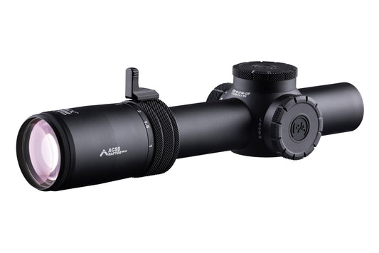 Primary Arms Compact PLxC 1-8x24 FFP Rifle Scope - Illuminated ACSS Raptor M8 Reticle - 5.56 / .308 - Meter