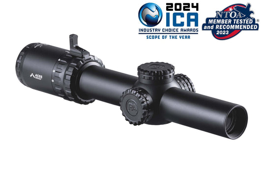 Primary Arms SLx 1-6x24mm SFP Rifle Scope Gen IV - Illuminated ACSS Nova Fiber Wire Reticle - Red Dot Bright®