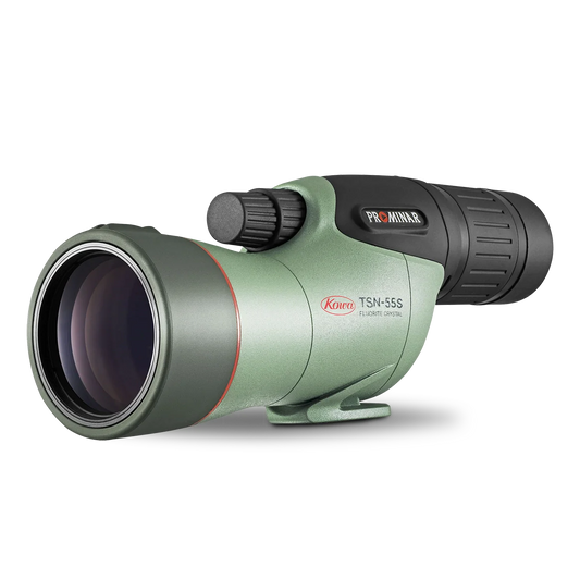 Kowa TSN-55S PROMINAR Straight Spotting Scope features a 55mm fluorite lens for exceptional clarity on outdoor adventures.