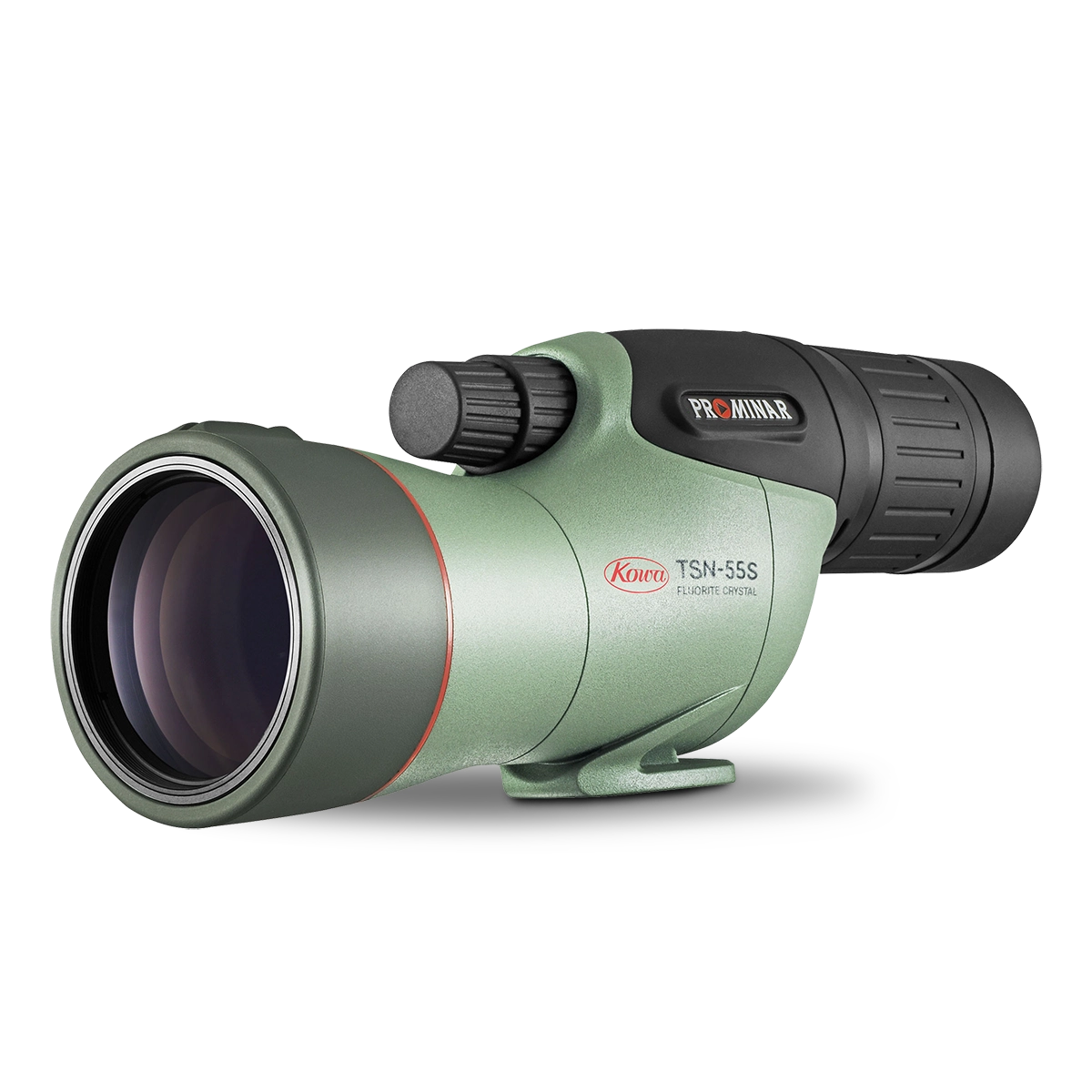 Explore the Kowa TSN-55S PROMINAR Straight Spotting Scope, featuring a compact design and 55mm fluorite crystal lens.