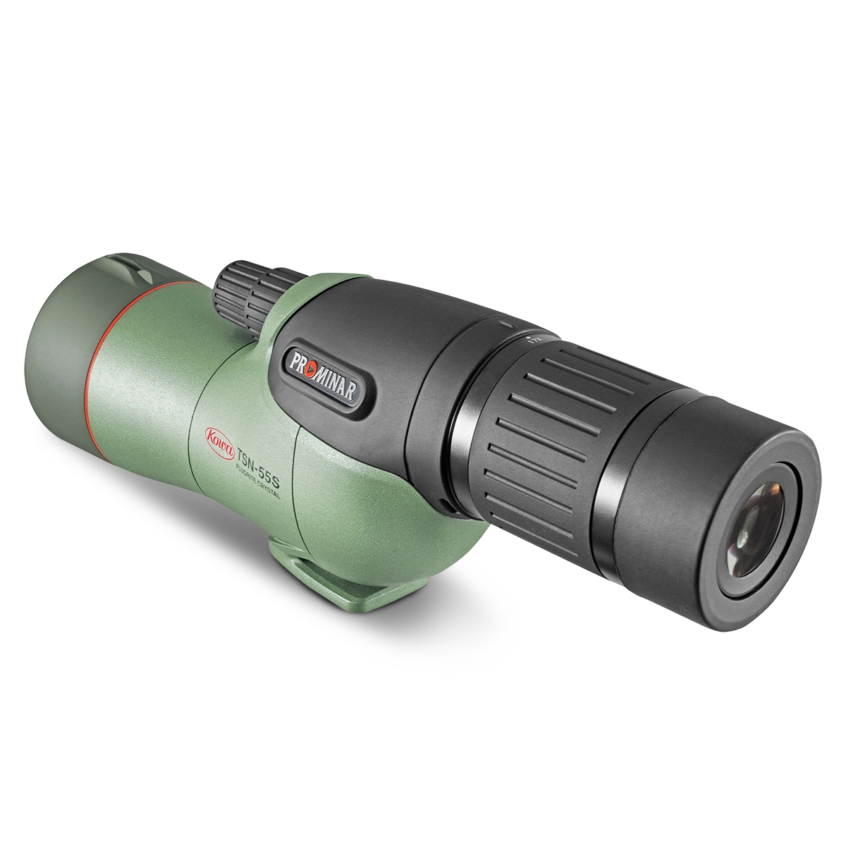 Kowa TSN-55S PROMINAR Straight Spotting Scope with 55mm fluorite lens for immersive outdoor adventures.