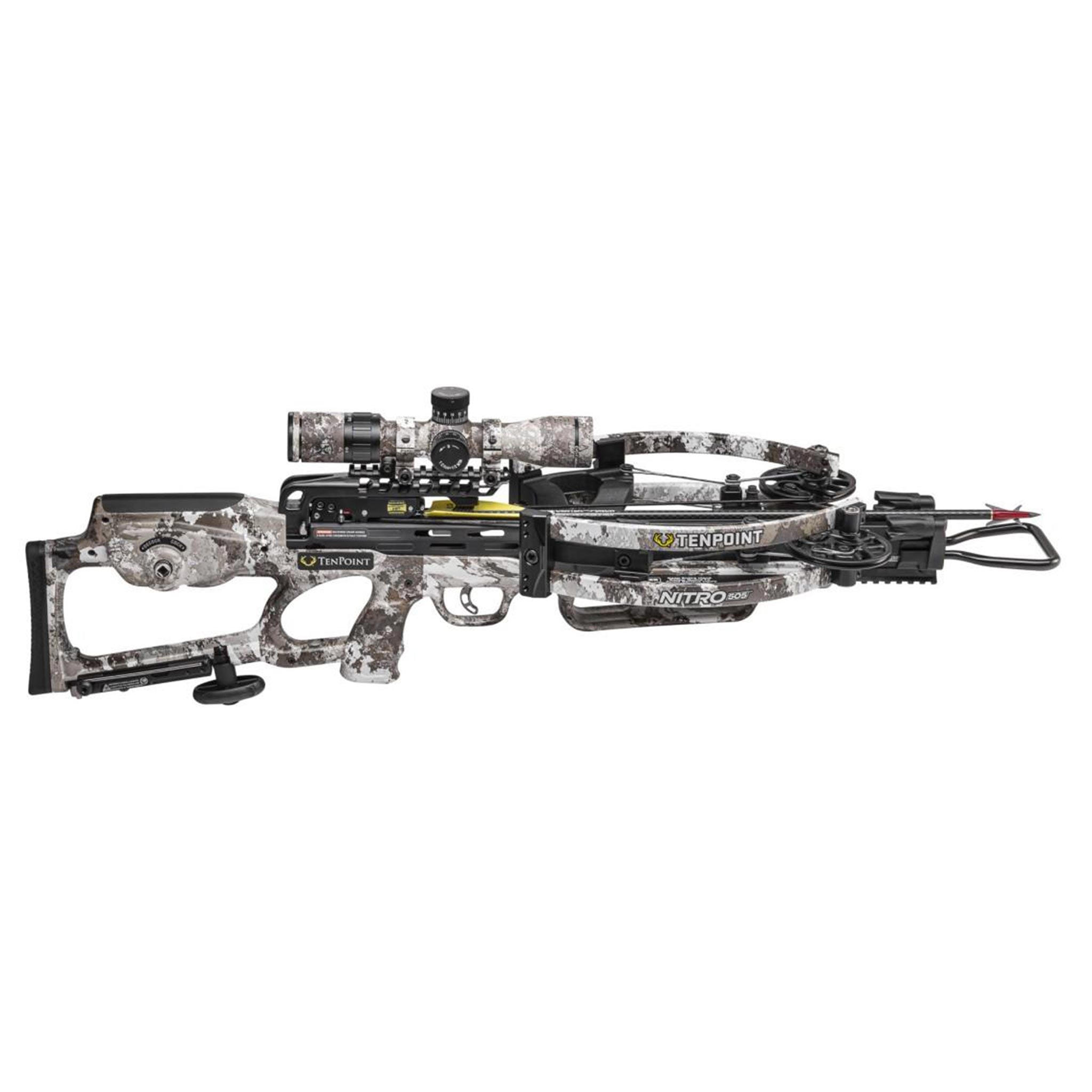 TenPoint Nitro 505 Crossbow ACUslide EVO-X Elite Scope Veil Alpine Camo