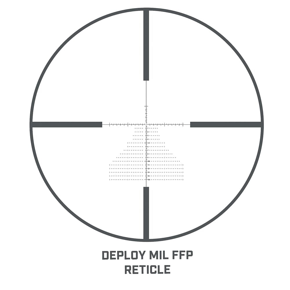 Bushnell Match Pro 6-24x50mm FFP Deploy MIL Black Riflescope MP6245BF2