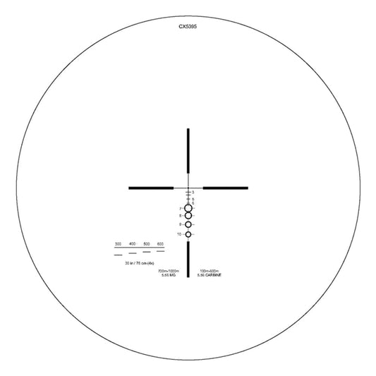 Elcan SpecterDR 1x/4x 5.56mm Riflescope w/Flip Covers, ARD & 3MOA XOPTEK DFOV4-B146-C10-X3