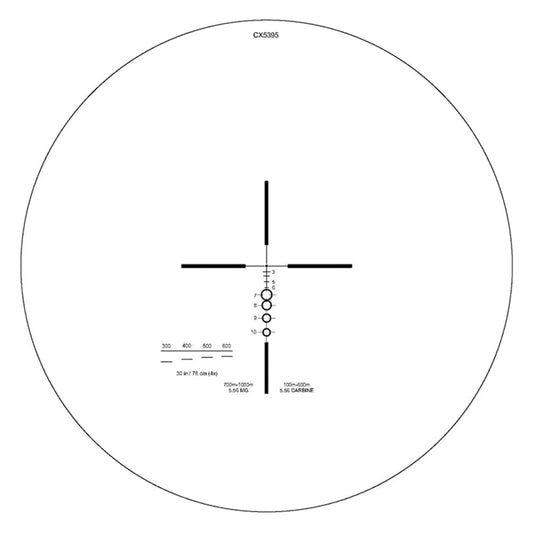 Elcan SpecterDR 1x/4x 5.56mm FDE Riflescope w/Flip Covers, ARD & 3MOA XOPTEK DFOV4-T265-C10-X3