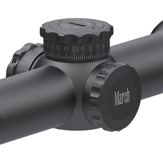 March Compact Tactical 2.5-25x42 Di-plex Reticle 1/4MOA Riflescope D25V42T