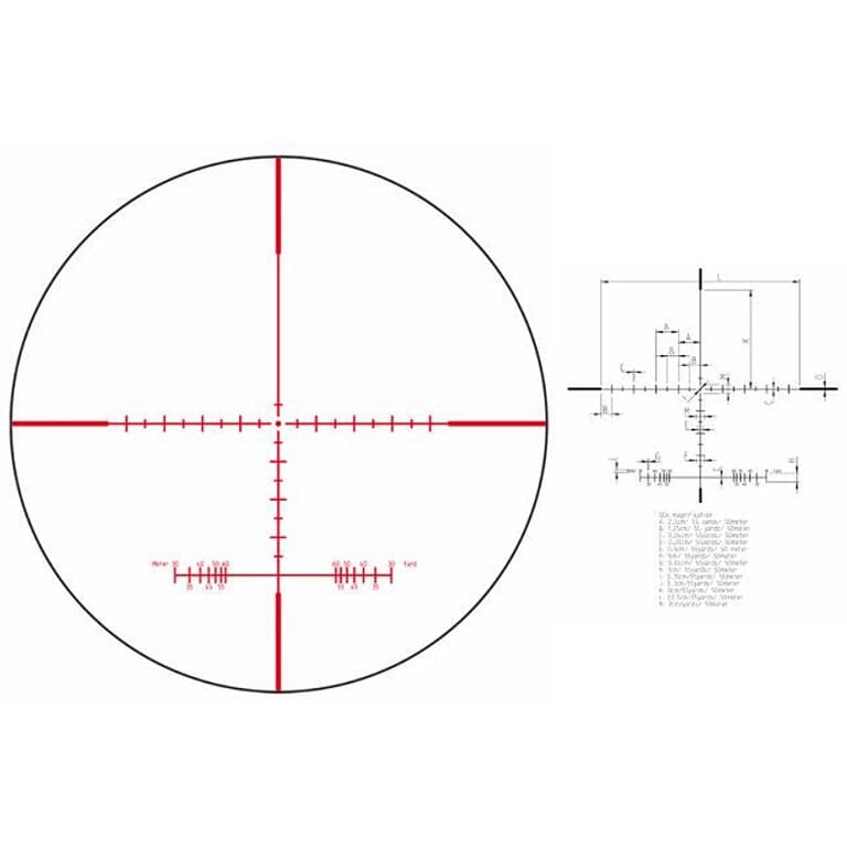 Kahles K1050 FT 10-50x56 MHR Riflescope 10580