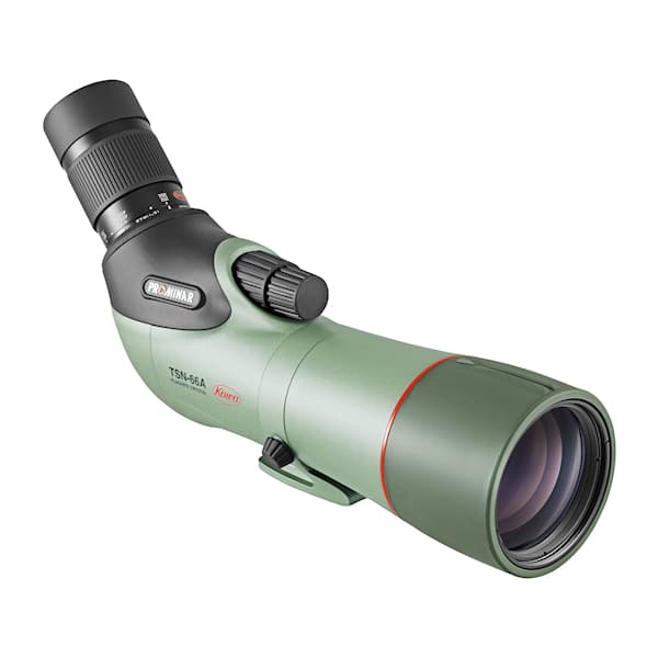 Explore the Kowa TSN-66A PROMINAR 25-60x66 Angled Spotting Scope Kit, featuring pure fluorite crystal optics.