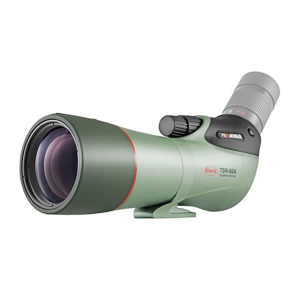Explore the Kowa TSN-66A PROMINAR 66mm Angled Spotting Scope (Body Only) featuring premium fluorite crystal optics.