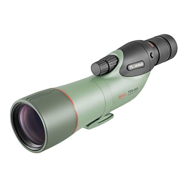 Kowa TSN-66S 25-60x66 Straight Prominar Spotting Scope Kit featuring premium fluorite optics for exceptional clarity.