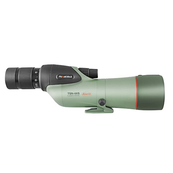 Kowa TSN-66S 25-60x66 Straight Prominar Spotting Scope Kit showcasing advanced fluorite crystal optics for stunning clarity.