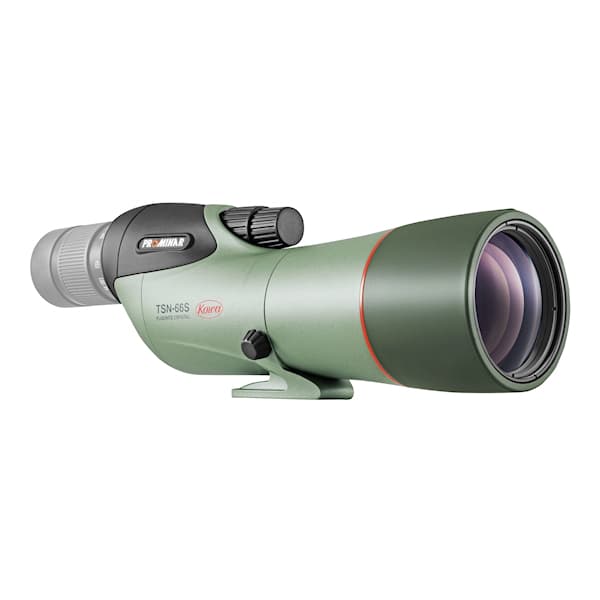 Kowa TSN-66S PROMINAR 66mm Straight Spotting Scope (Body Only) features premium fluorite crystal optics for superior clarity.