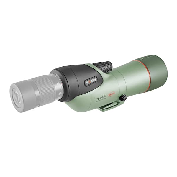 Explore the Kowa TSN-66S PROMINAR 66mm Straight Spotting Scope (Body Only), featuring premium fluorite crystal optics.