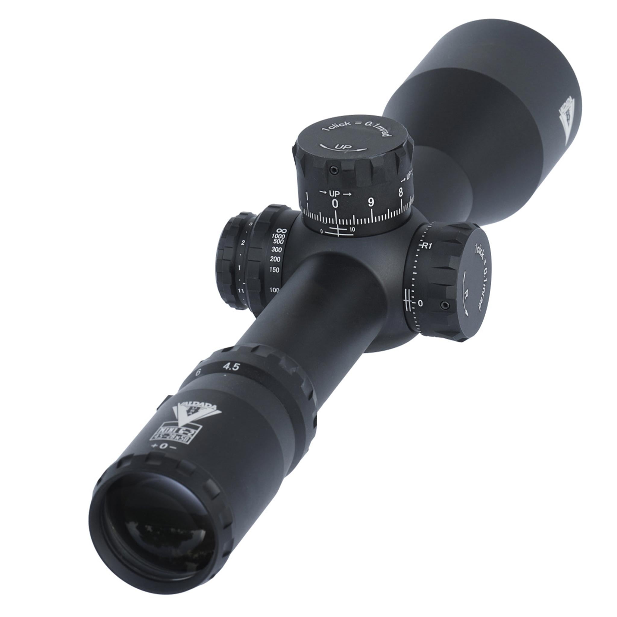 Valdada 4.5-28x50 34mm FFP Mini G2 Mil/Mil Rifle Scope