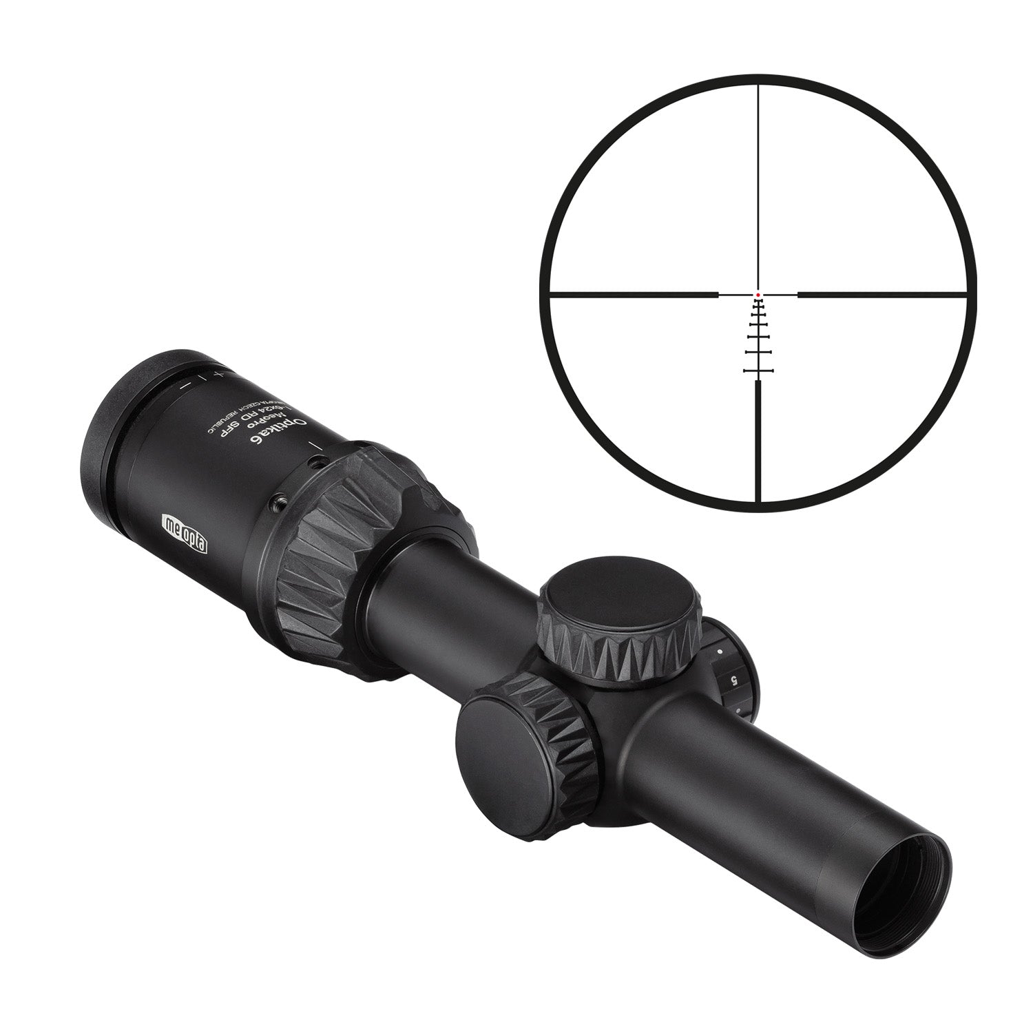 Meopta Optika6 1-6x24mm RD SFP Riflescope 653611