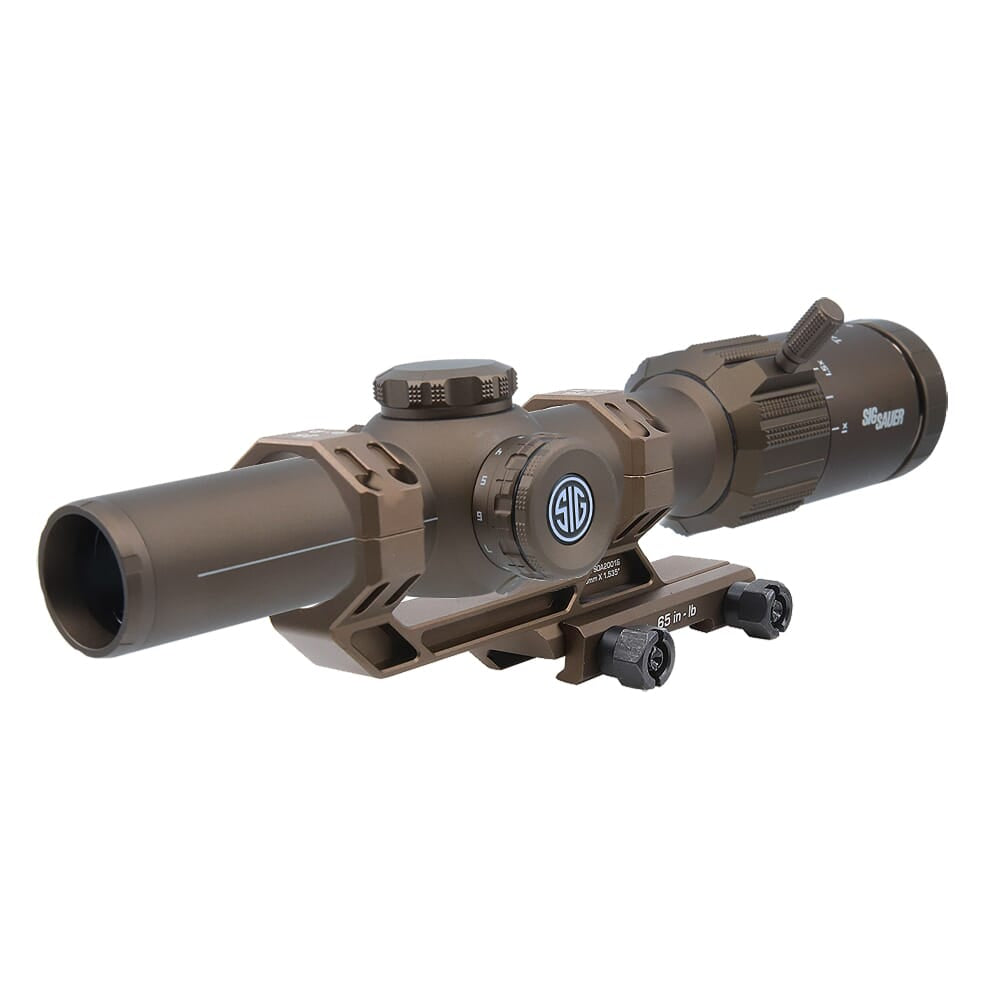 Sig Sauer TANGO-MSR 1-6x24mm Illum BDC6 SFP Riflescope SOTM61200